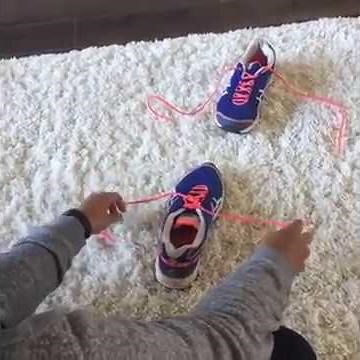 The EASIEST way to tie shoes