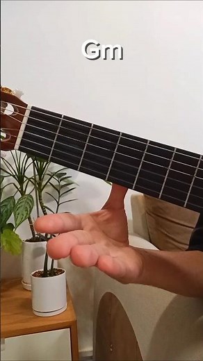 Guitar lessons for beginners (Gm chord)🎸🎶 #guitar #chords