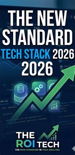 The New Standard: Tech Stack 2026 🚀