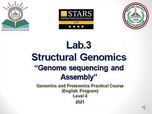 Genomics & Proteomics Practical Course _ Lab.3