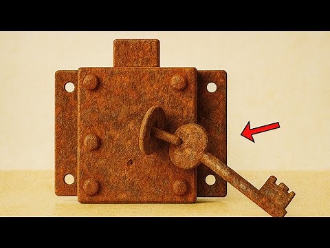 125-Year-Old Rusty Lock Restoration | Olden Restoration