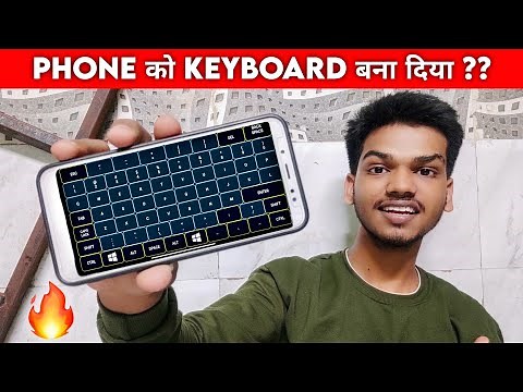 How to use phone as a keyboard for laptop or pc | how to use phone like keyboard | technical siraj