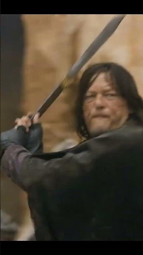Daryl Dixon Shows His Deadly Skills ⚔️ Epic Fight Scene The Walking Dead: Daryl Dixon #shorts #twd
