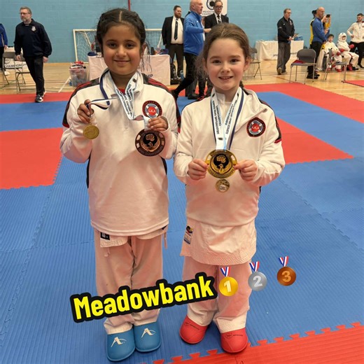 Well done to our young team competing at the Meadowbank championships today!🥇🥈🥉 #karate #wkf #worldkaratefederation #martialarts #airdrie
