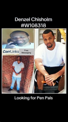 Prison Pen Pals Wanted | Denzel Chisholm Age 35 inmate number W108318 Massachusetts DOC Souza Baranowski Text 508-568-4251 or Setup a Corrlink account for... | Instagram