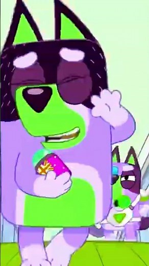 Bluey but it's a total SYSTEM ERROR 💀🧠 #shorts #ytp