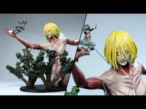 3D Printed, Attack on Titan Diorama