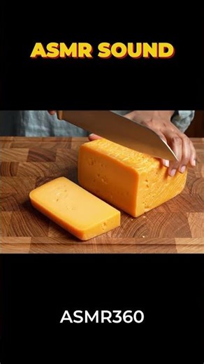 Slicing Sharp Cheddar Block | Perfect Cheese Squares 🧀 #shorts