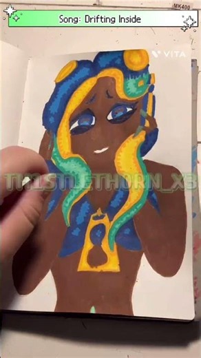 Drawing Marina Ida from Splatoon 2!