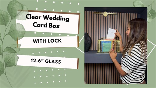 Watch Elegant Glass Display Box for Weddings & Beyond on Amazon Live