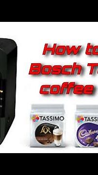 How to use Bosch Tassimo Coffee Maker / Tassimo Suny Coffee Maker