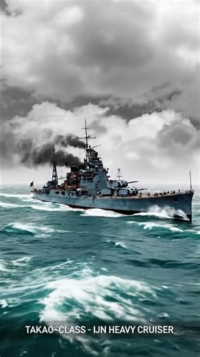 Takao‑Class Cruiser — Japan’s 8‑Inch + Long Lance Power WW2 Visual Archive