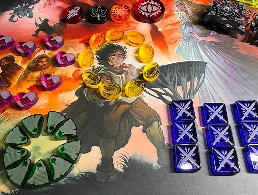 Acrylic Token Upgrades | Compatible With Z-man Games Fellowship Adventure Game (BGG #436217) | Unofficial - Etsy