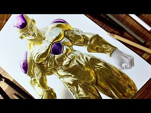 CÓMO DIBUJAR A GOLDEN FREEZER (REALISTA) DE DRAGON BALL SUPER!!