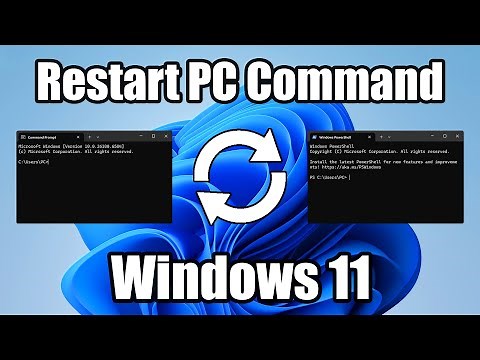 Restart Windows 11 PC From Command Line
