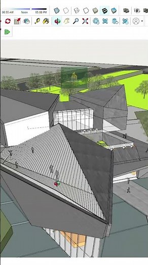 museum model 01 #3dmodels #architecturestudent #sketchupmodels