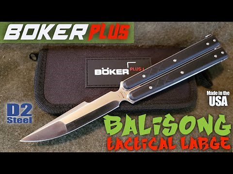 BOKER Plus BALISONG Tactical Large 06EX229 (butterfly knife) new for 2021.