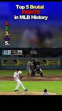 These MLB Fights Went TOO Far! 😱 #shorts #mlb