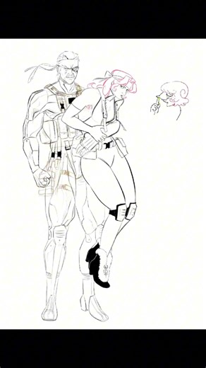 Speed paint of mistake !!🍎🐍#mgs4 #art #metalgearsolid #yumeship #mgs