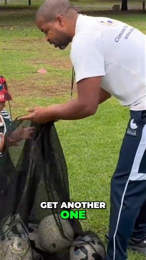 YUM YUM YUM! Feed the hungry soccer ball bag! ⚽️ This teaches the children to help with pack up as well as forming teamwork from a young age! 😄 #teamwork #soccer #soccerball | State Soccer