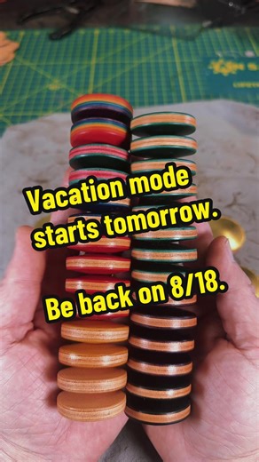 Vacation Alert: Today is the last day to order on my TikTok Shop. I’ll still take order on my website and will start shipping on 8/18. And I’ll launch my newest fidget on 8/18. See you then! #fidgets #macarons