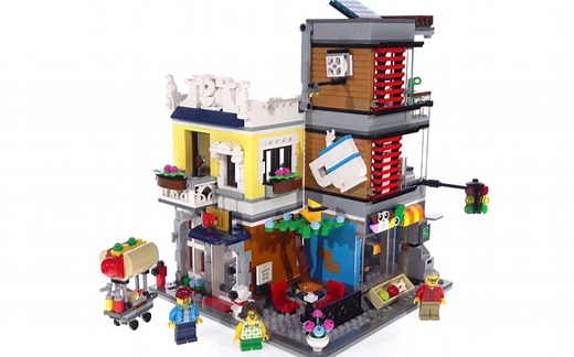 乐高31097宠物店和咖啡厅评测!超级棒的一款set!