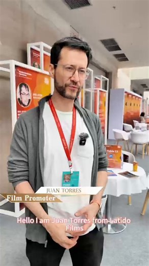 A film professional from a Spanish film distribution company praised the Beijing Interational FilmFestival as a highly significant cinematic event, He said he has felt the enthusiasm of Chinese moviefans here and looks forward to engaging in in-depth exchanges with Chinese filmmakers.#BeijingInternationalFilmFestival #BJlFF #InternationalLounge#FilmmakersFromAroundTheWorld