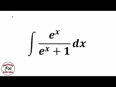 indefinite integral of e^x/(e^x+1) | e^x dx | integration | calculus