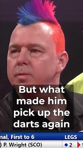 The Woman Who Saved Peter Wright’s Darts Career