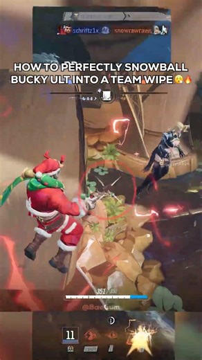HOW TO PERFECTLY SNOWBALL A TEAM WIPE WITH BUCKYS ULT😮‍💨🔥#marvelrivals #marvelrivalsgameplay #marvel