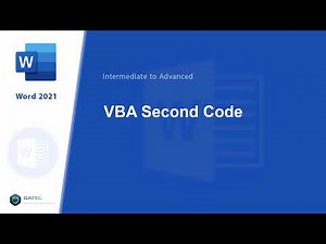 #130 - Our Second VBA Programming Code in Microsoft Word