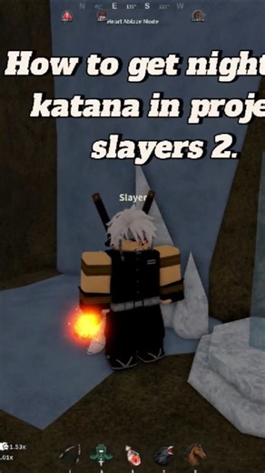 how to get nightfall katana in project slayers 2