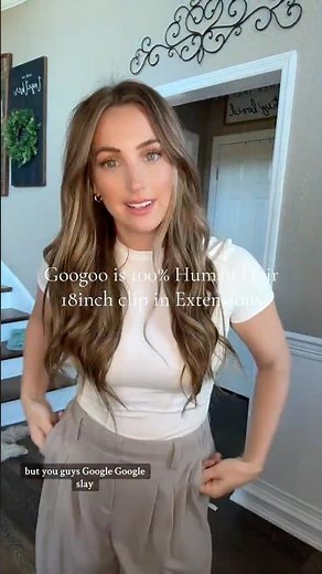 18inch Clip In Hair Extensions | GOO GOO HAIR #googoohair