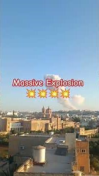 Massive explosion Malta 💥💥 Towards naxxar..woke me up this morning. Hope everything ok 🙏🙏