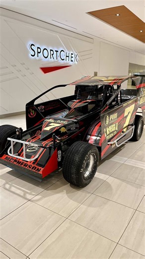 🏁 Race cars have rolled into Niagara Pen Centre! @Merrittville Speedway is helping us kick off March Break — stop by and see these race cars up close. On display until March 21 — don’t miss your chance to check them out! #marchbreak #racecar #niagara #stcatharines #niagarafalls