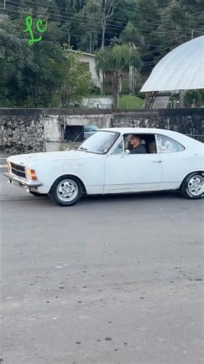 Opala cupê branco se despedindo do Sábado Bandido #carrosantigos #lcgaragers