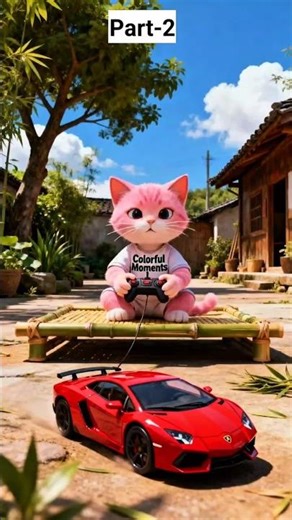 পার্ট ২-রিমোট কন্ট্রোল গাড়ি, টমির জন্য উপহার!!🚗🎁 | #shorts #cat #emotional