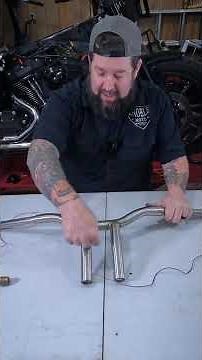 ‪@KnobleMoto‬ Handlebar and Grip Swap on his Harley | DK Tech Tips