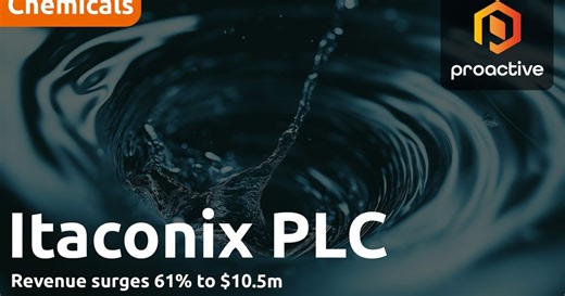 Itaconix CEO on 61% revenue surge to $10.5M,  EBITDA path & market expansion