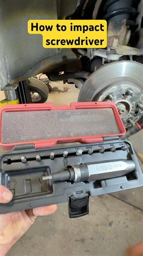 How to use a impact screwdriver #matcotools #matco #pov #diy #mechanic #learning