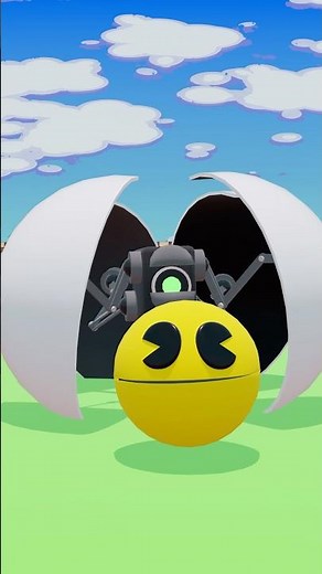 🔮 Pacman Finds a Mysterious Ball… What Happens Next? 😱 #Pacman #Mystery #3DAnimation #shorts