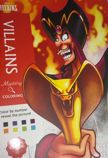 Mystery Coloring Book: Villain Theme Unlocked