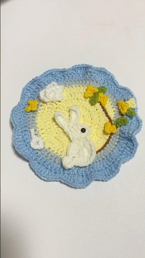 【かぎ針編み】お月見うさぎ🐇🎑Crochet Moon Rabbit
