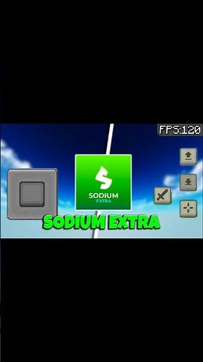 The Best FPS BOOST Mod For MCPE 1.26+ (NO LAG) | Sodium Extra #minecraft #mcpe #minecraftpe