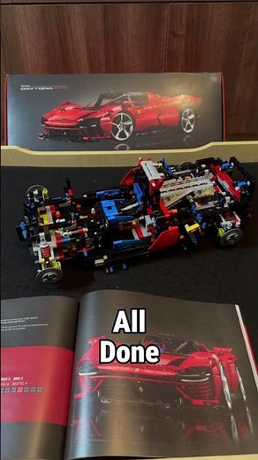LEGO Ferrari Daytona SP3 Time Challenge: Day 3, Bag 3 🏎️💨#lego #legotechnic #ferrari #daytona #afol