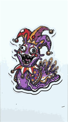 Easy Jester Monster Drawing! Step-by-Step for Beginners
