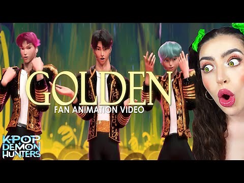SAJA BOYS SING "GOLDEN"! (KPop Demon Hunters FAN ANIMATION)