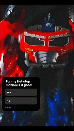 Optimus prime stop motion transformation #transformers #optimusprime