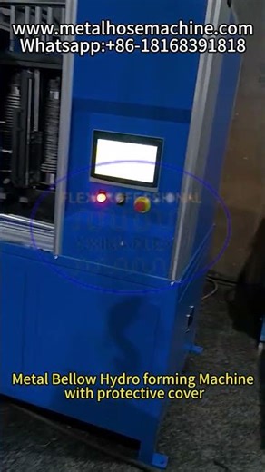 Metal Bellow Hydro forming Machine with protective cover