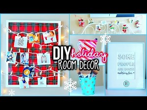DIY Holiday Room Decorations! + Easy Ways To Organize! | MyLifeAsEva